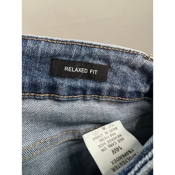 Judy Blue Denim Womens Straight Leg Relaxed Fit Jeans Size 14W - Picture 6 of 7